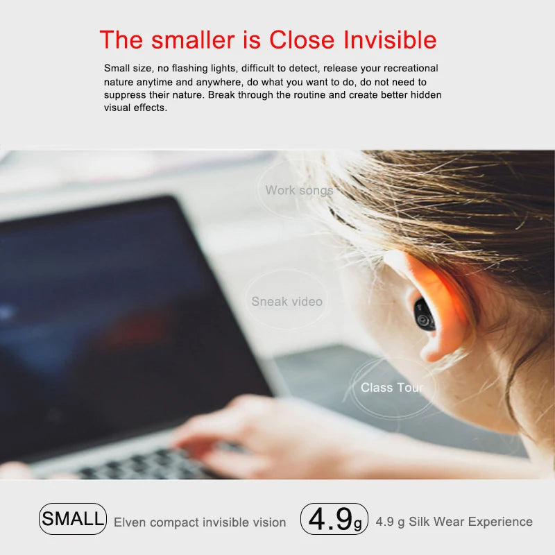 Mini Invisible Ture Wireless Earphone Noise