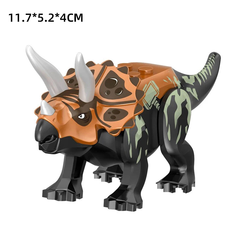 Jurassic Dinosaurs Building Blocks Indominus Rex DIY Tyrannosaurus Action Figure Models Children Toys Animals Christmas Gifts