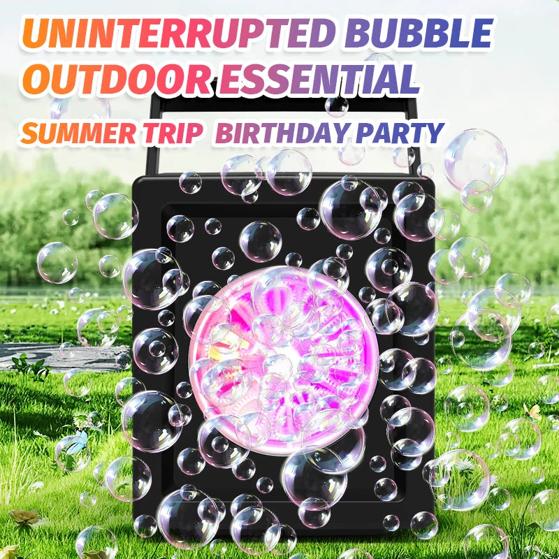 automatic bubble blowing handheld