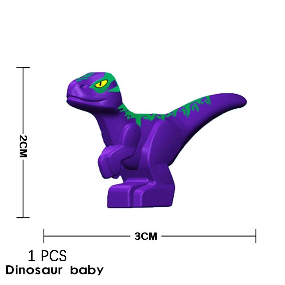 Jurassic Dinosaurs Building Blocks Indominus Rex DIY Tyrannosaurus Action Figure Models Children Toys Animals Christmas Gifts