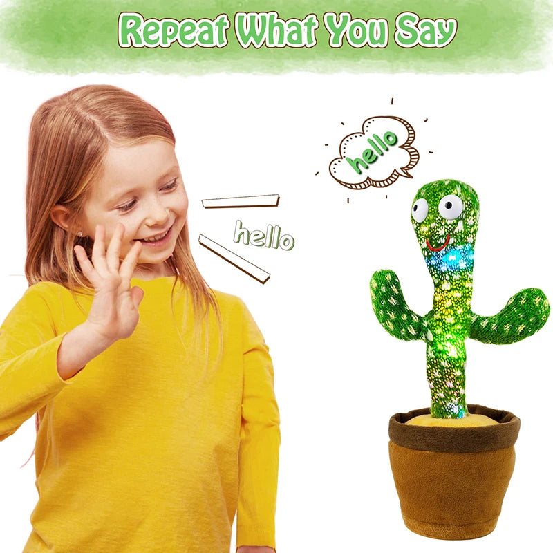 Dancing Cactus 120 Song Speaker Talking