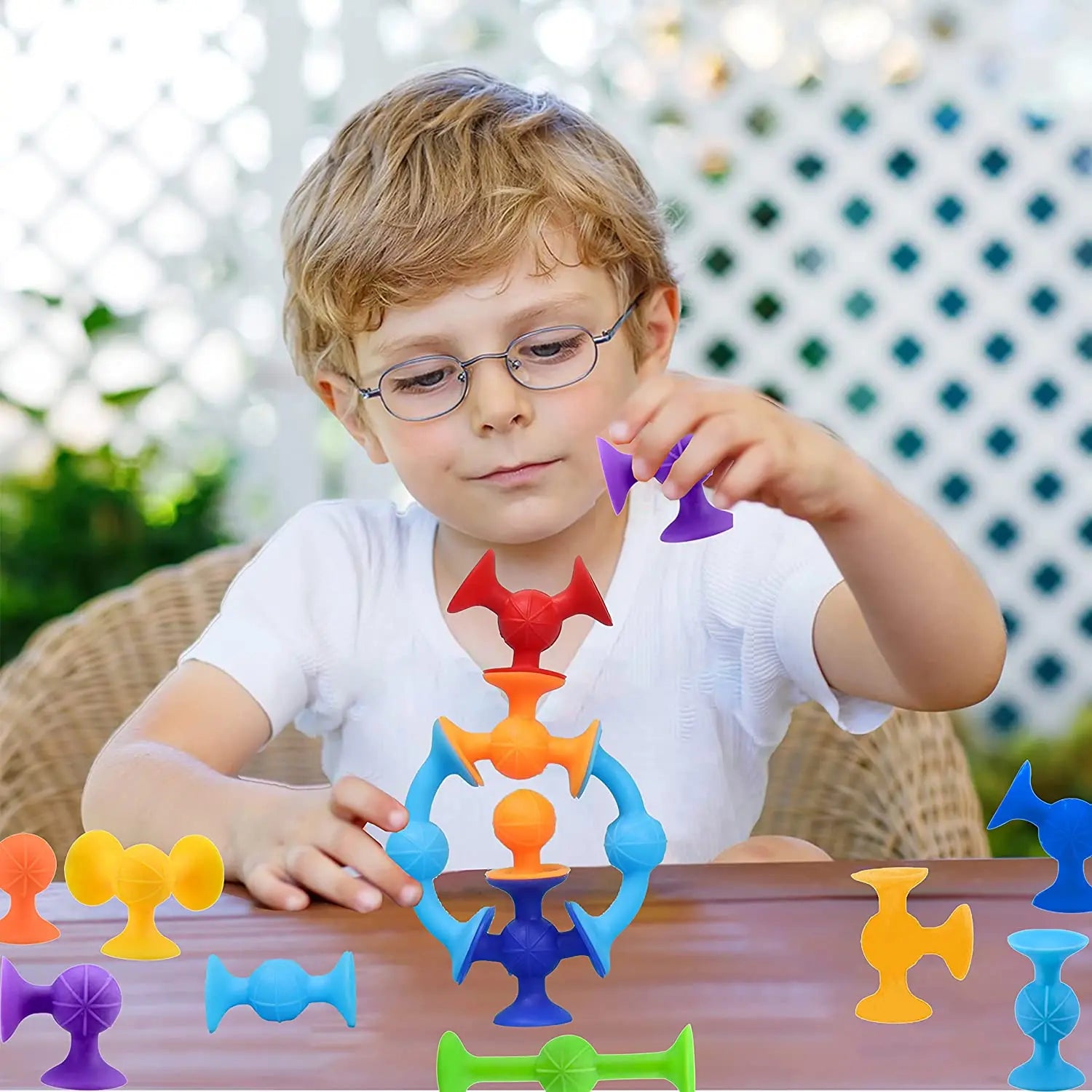 Assembled Toys Funny Silicone Block