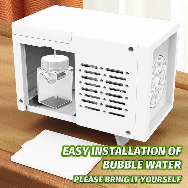 automatic bubble blowing handheld