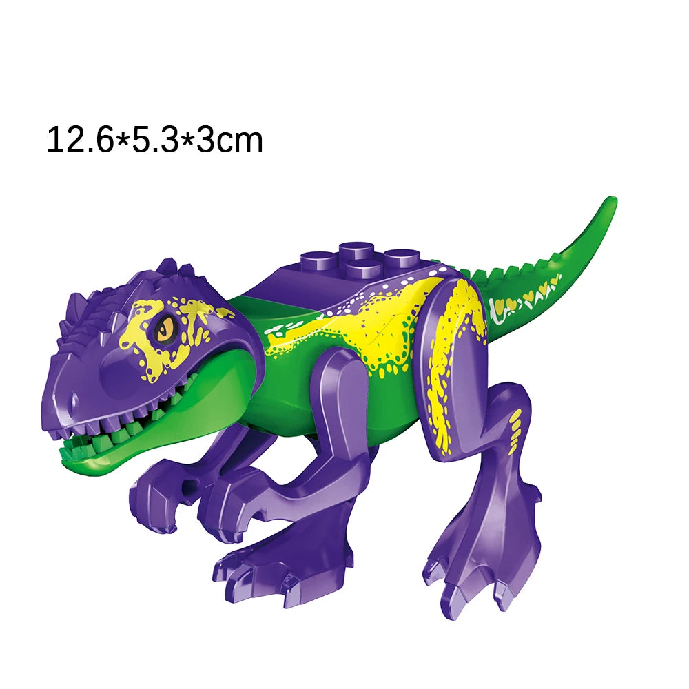 Jurassic Dinosaurs Building Blocks Indominus Rex DIY Tyrannosaurus Action Figure Models Children Toys Animals Christmas Gifts