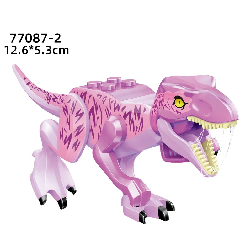 Jurassic Dinosaurs Building Blocks Indominus Rex DIY Tyrannosaurus Action Figure Models Children Toys Animals Christmas Gifts