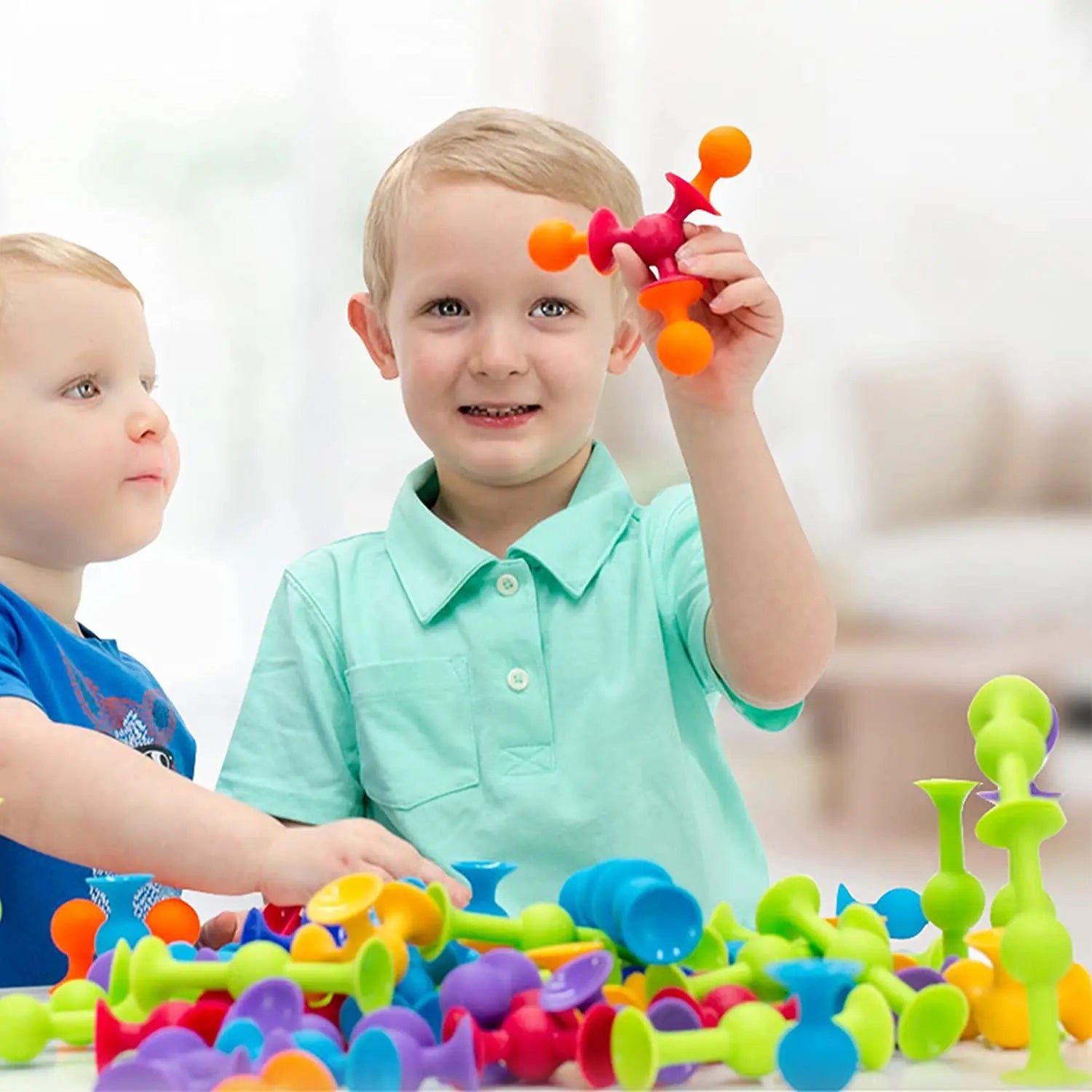 Assembled Toys Funny Silicone Block