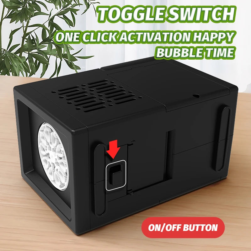 automatic bubble blowing handheld