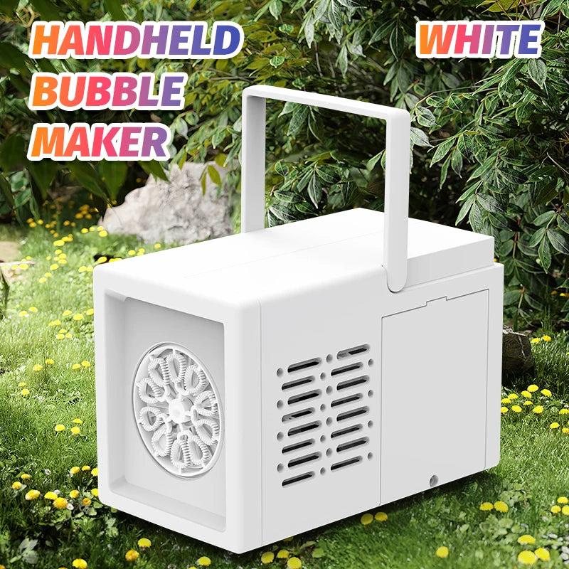 automatic bubble blowing handheld