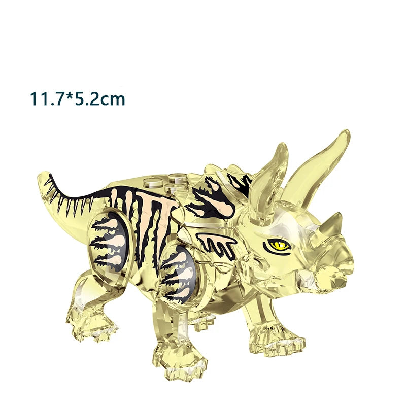 Jurassic Dinosaurs Building Blocks Indominus Rex DIY Tyrannosaurus Action Figure Models Children Toys Animals Christmas Gifts