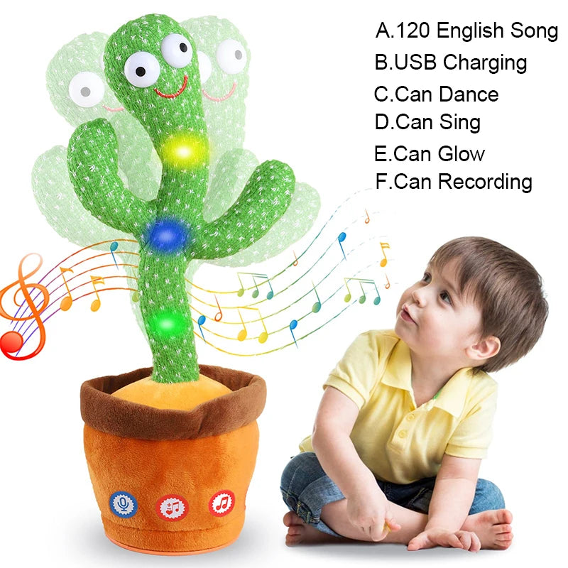 Dancing Cactus 120 Song Speaker Talking
