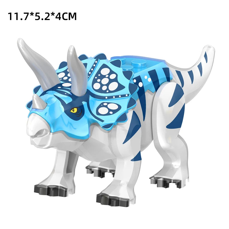 Jurassic Dinosaurs Building Blocks Indominus Rex DIY Tyrannosaurus Action Figure Models Children Toys Animals Christmas Gifts
