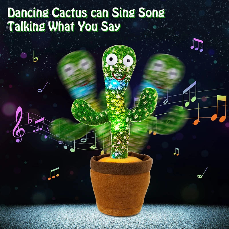 Dancing Cactus 120 Song Speaker Talking