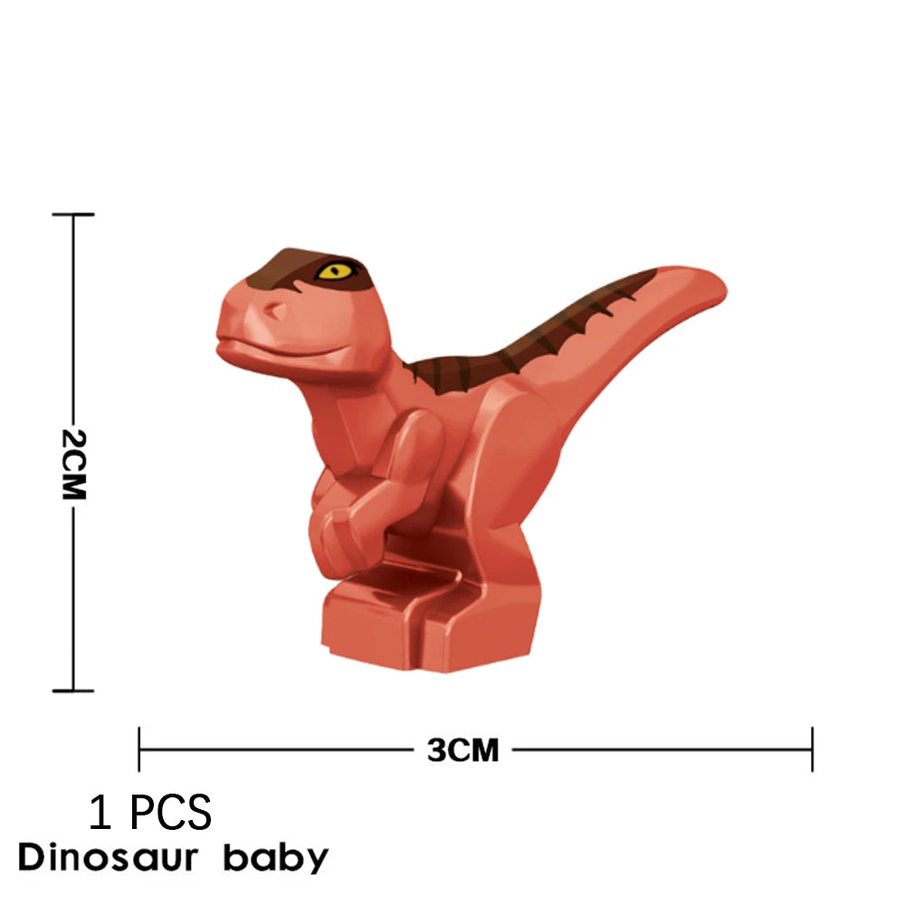Jurassic Dinosaurs Building Blocks Indominus Rex DIY Tyrannosaurus Action Figure Models Children Toys Animals Christmas Gifts