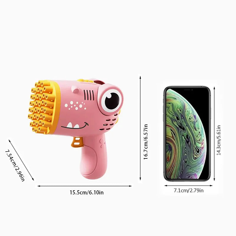 Hole Dinosaur Bubble Handheld Bubble Machine